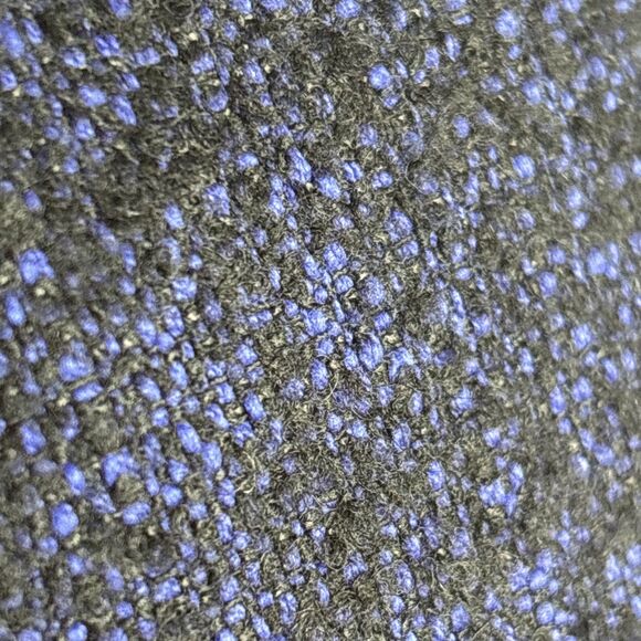 HUGO Hugo Boss Women’s Black And Blue Blazer with Off Center Zipper And Pockets - Picture 4 of 12